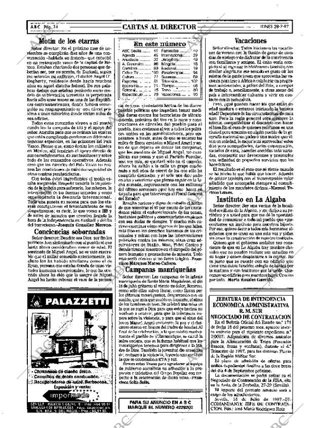 ABC SEVILLA 28-07-1997 página 14