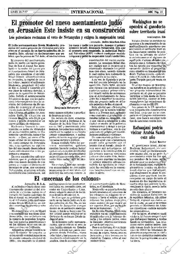 ABC SEVILLA 28-07-1997 página 25