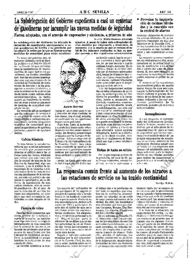 ABC SEVILLA 28-07-1997 página 43