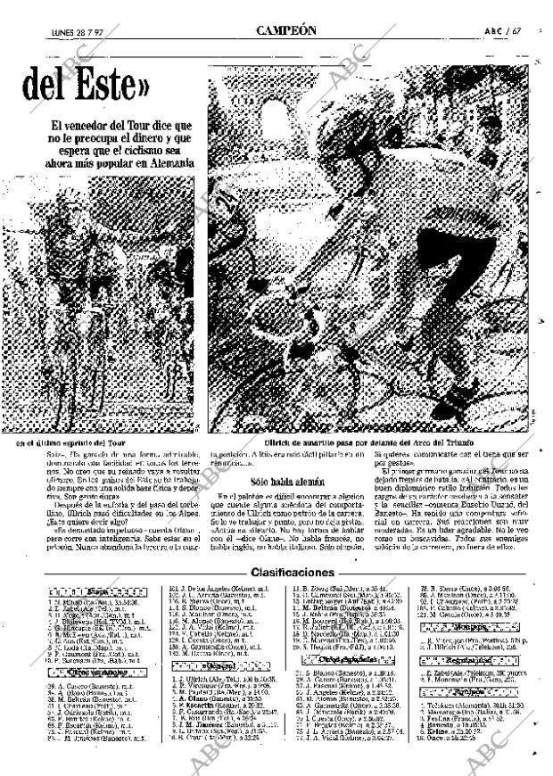 ABC SEVILLA 28-07-1997 página 67