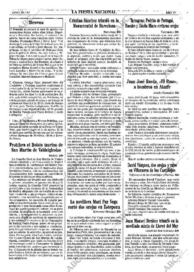 ABC SEVILLA 28-07-1997 página 81