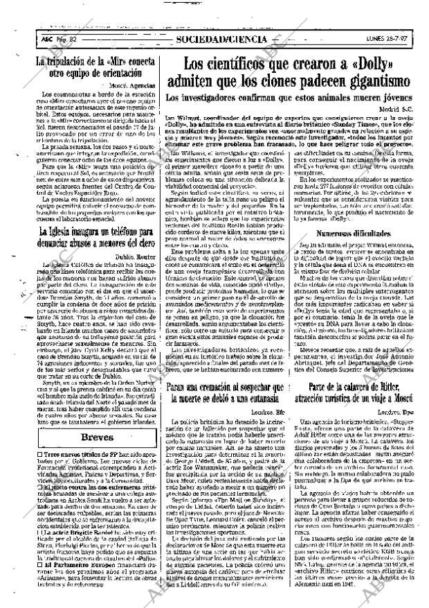 ABC SEVILLA 28-07-1997 página 82