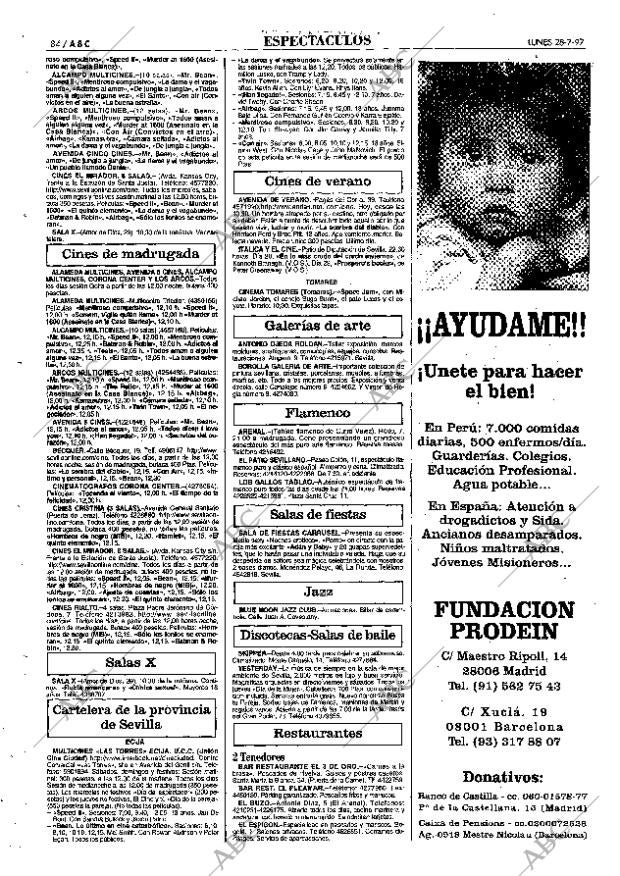 ABC SEVILLA 28-07-1997 página 84