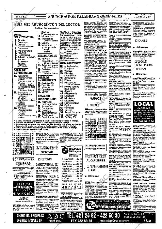 ABC SEVILLA 28-07-1997 página 86