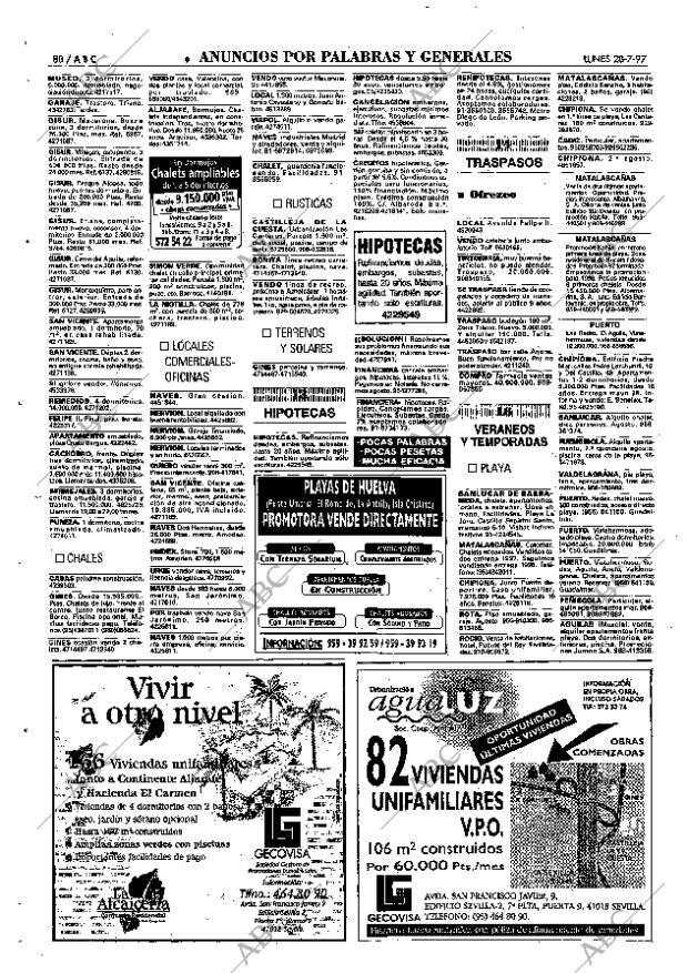 ABC SEVILLA 28-07-1997 página 88