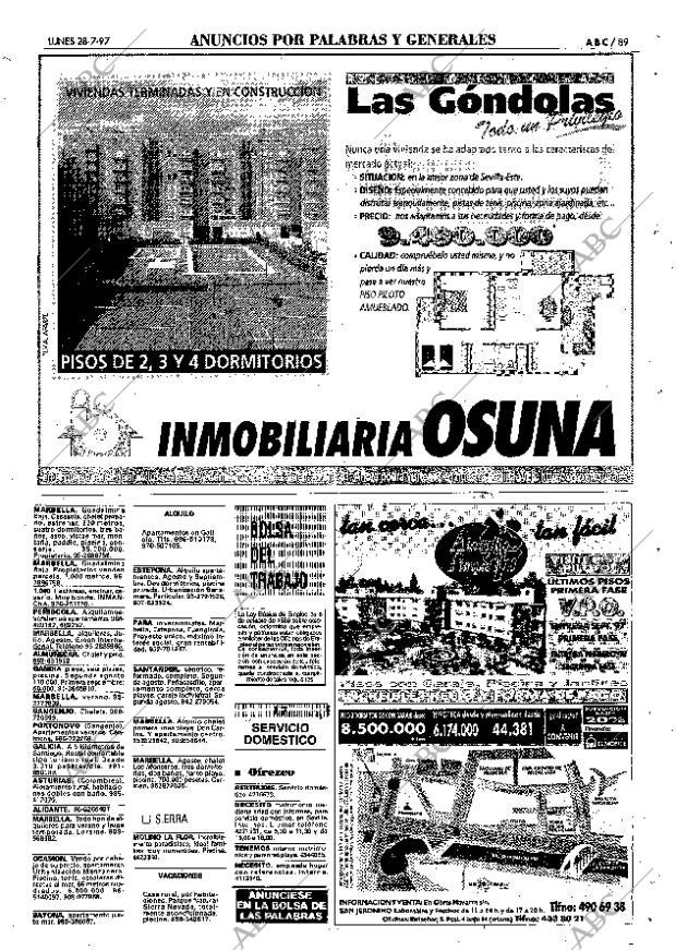 ABC SEVILLA 28-07-1997 página 89
