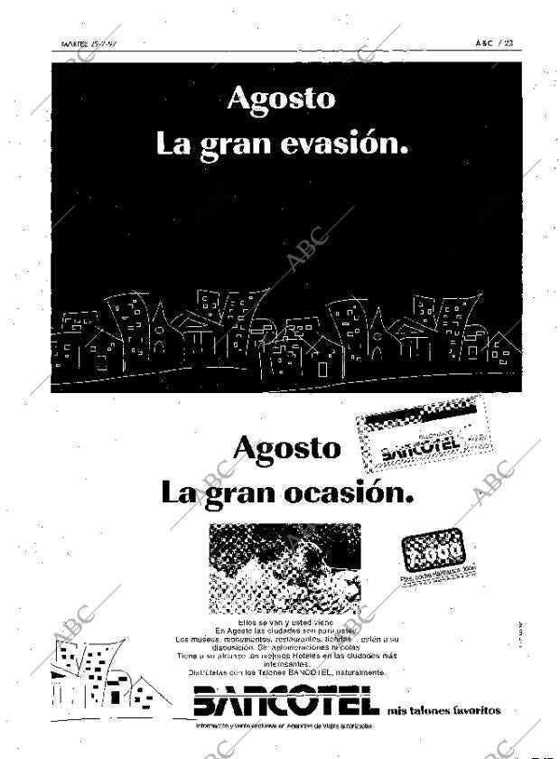 ABC MADRID 29-07-1997 página 23