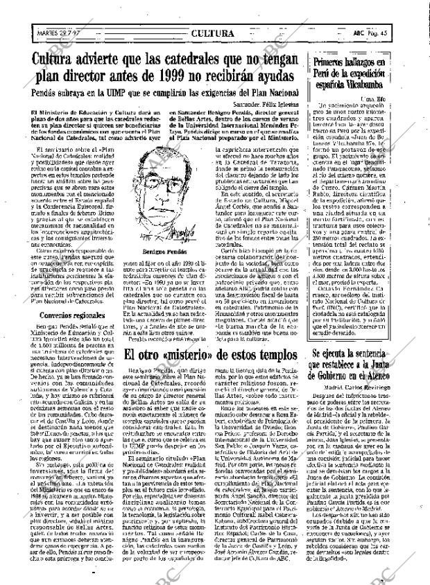 ABC MADRID 29-07-1997 página 45