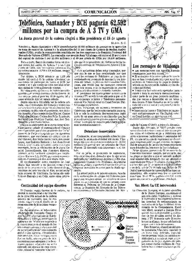 ABC MADRID 29-07-1997 página 47