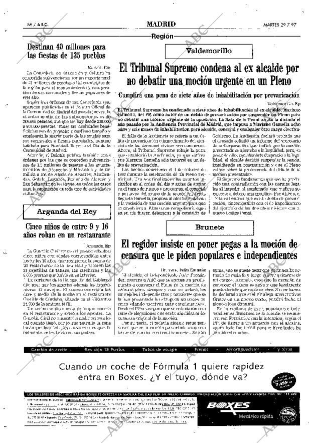 ABC MADRID 29-07-1997 página 58