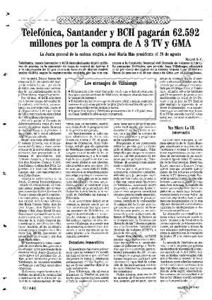 ABC SEVILLA 29-07-1997 página 92