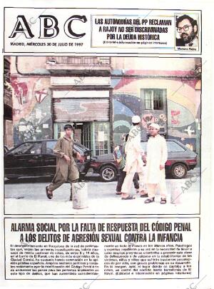 ABC MADRID 30-07-1997 página 1