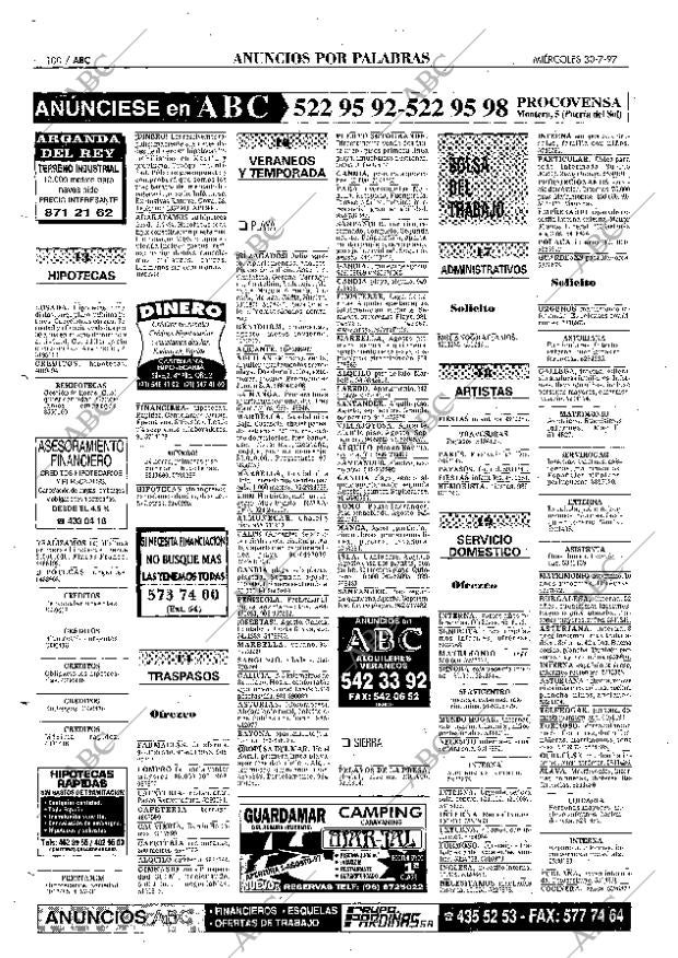 ABC MADRID 30-07-1997 página 100