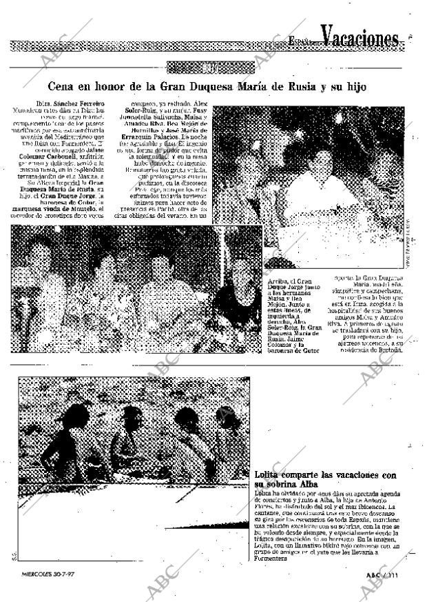 ABC MADRID 30-07-1997 página 111
