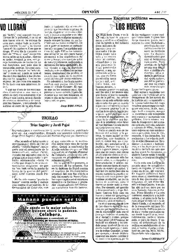 ABC MADRID 30-07-1997 página 17