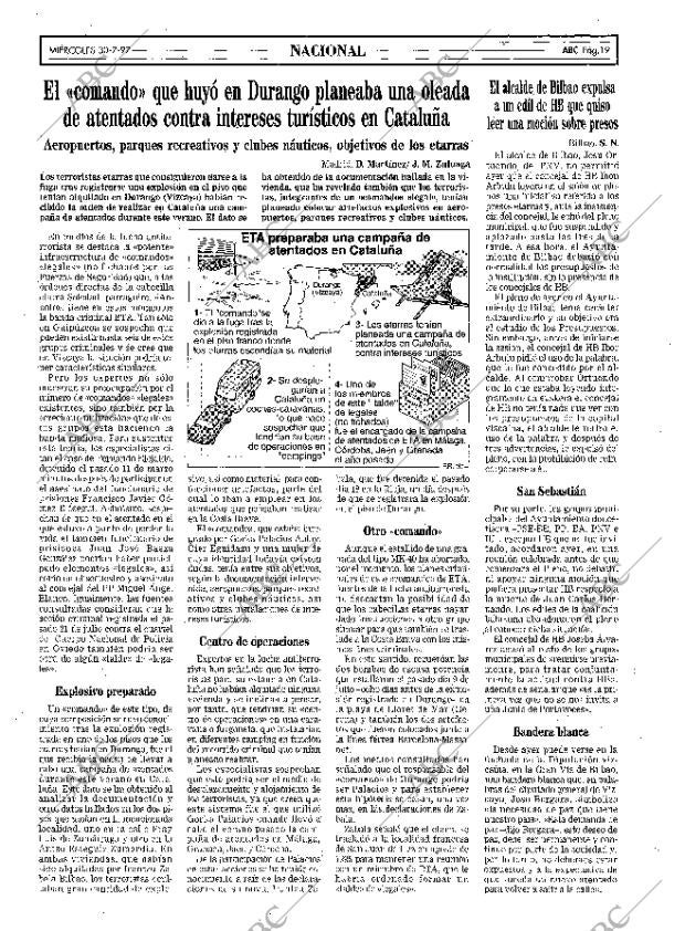 ABC MADRID 30-07-1997 página 19
