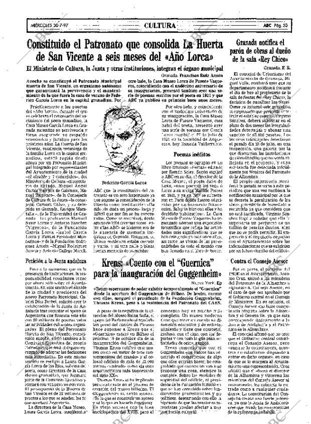 ABC MADRID 30-07-1997 página 53