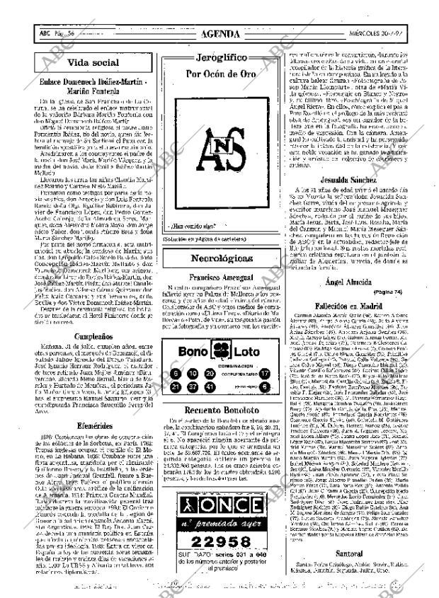 ABC MADRID 30-07-1997 página 56