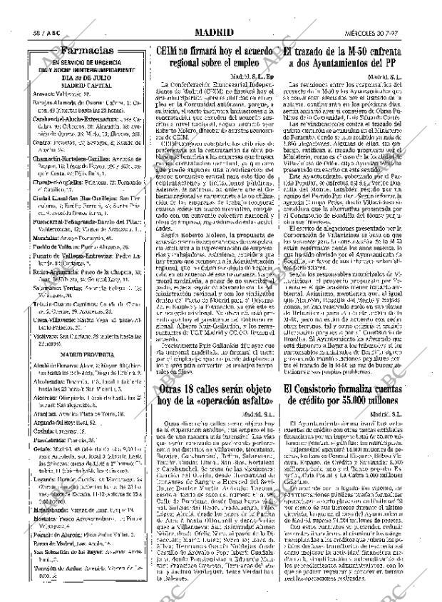 ABC MADRID 30-07-1997 página 58