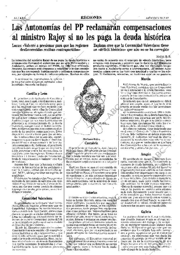 ABC MADRID 30-07-1997 página 64