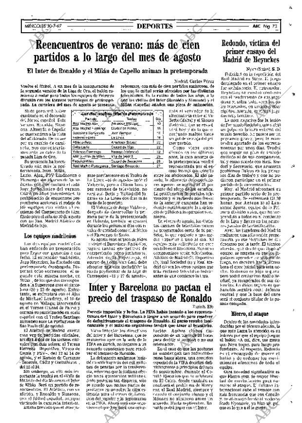 ABC MADRID 30-07-1997 página 73
