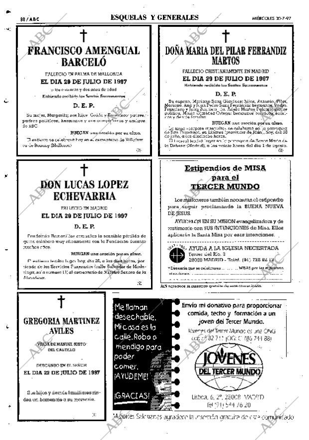 ABC MADRID 30-07-1997 página 88