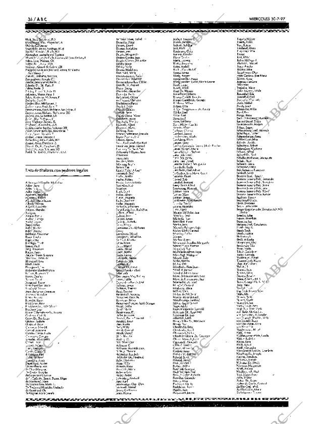 ABC SEVILLA 30-07-1997 página 36