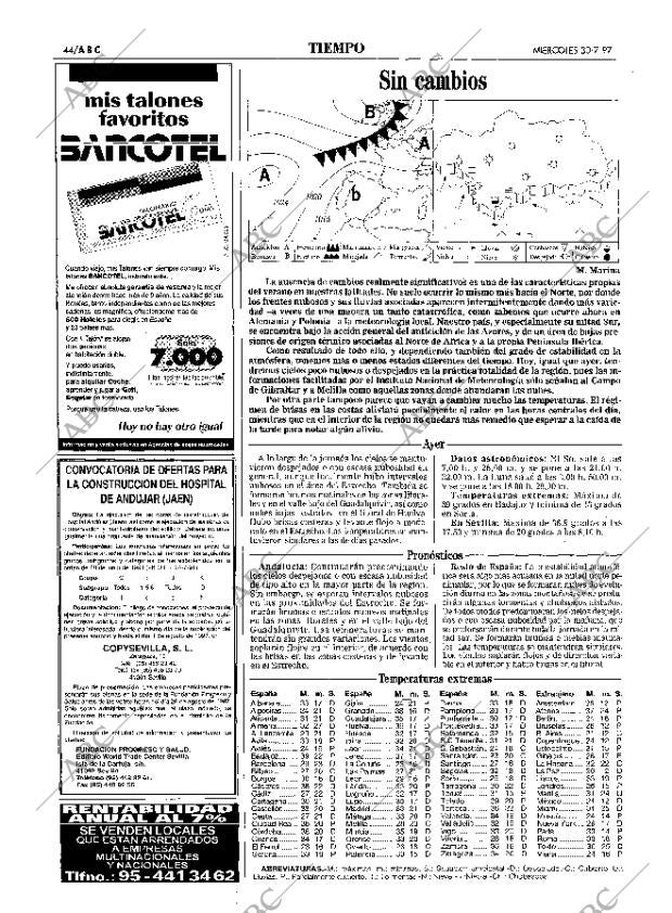 ABC SEVILLA 30-07-1997 página 44