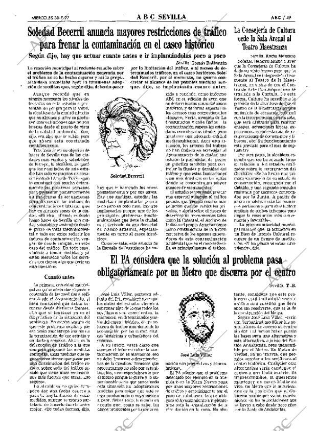 ABC SEVILLA 30-07-1997 página 49