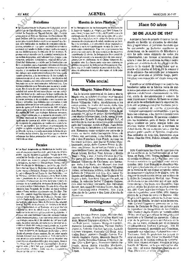 ABC SEVILLA 30-07-1997 página 62