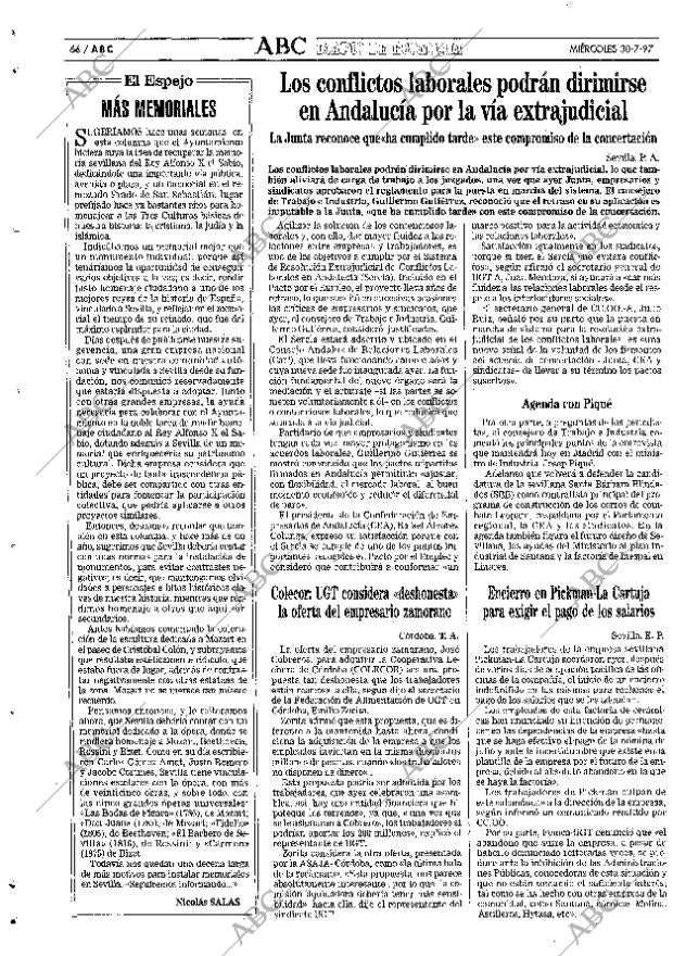 ABC SEVILLA 30-07-1997 página 66