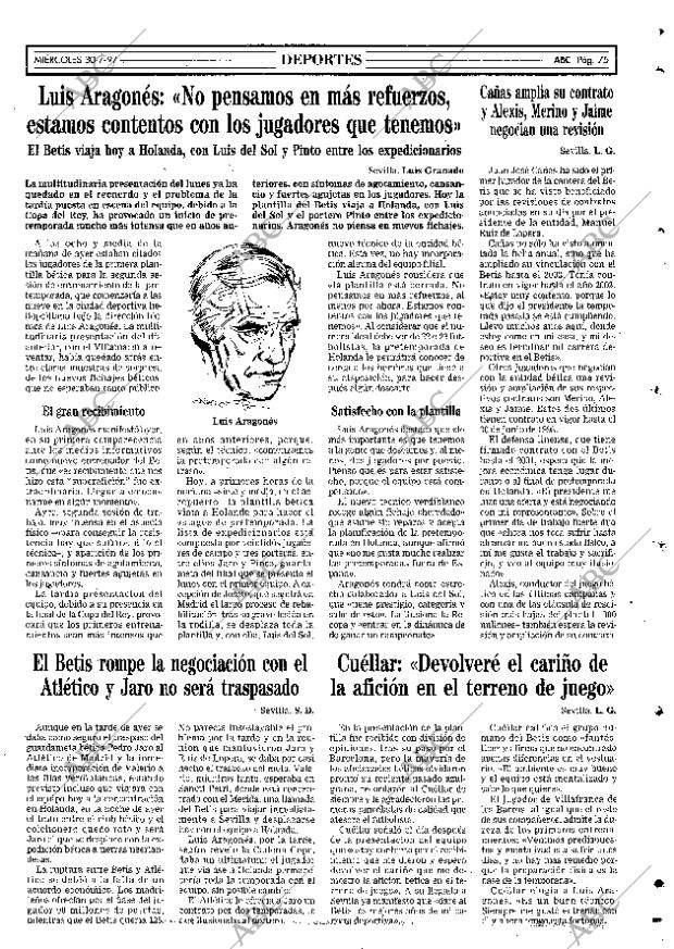 ABC SEVILLA 30-07-1997 página 75