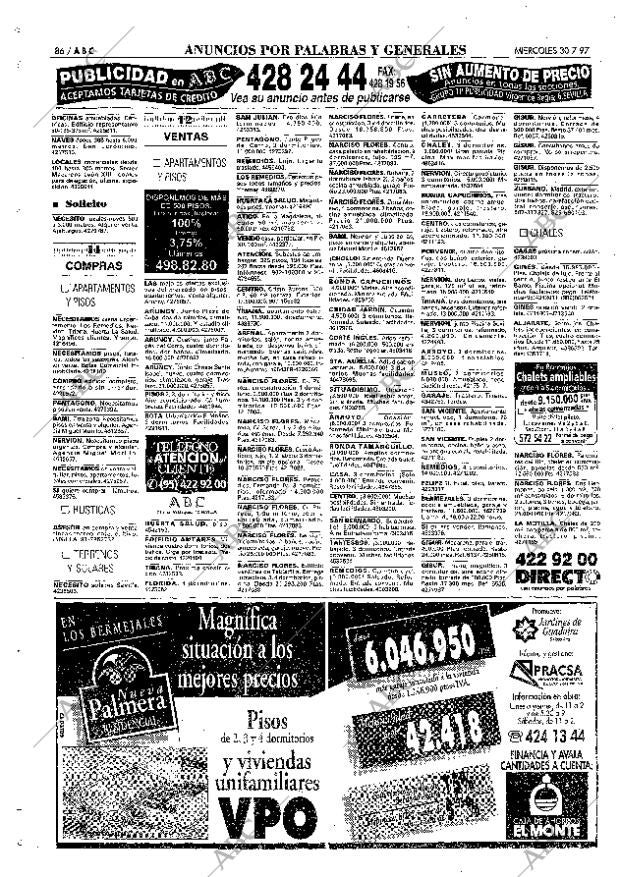 ABC SEVILLA 30-07-1997 página 86