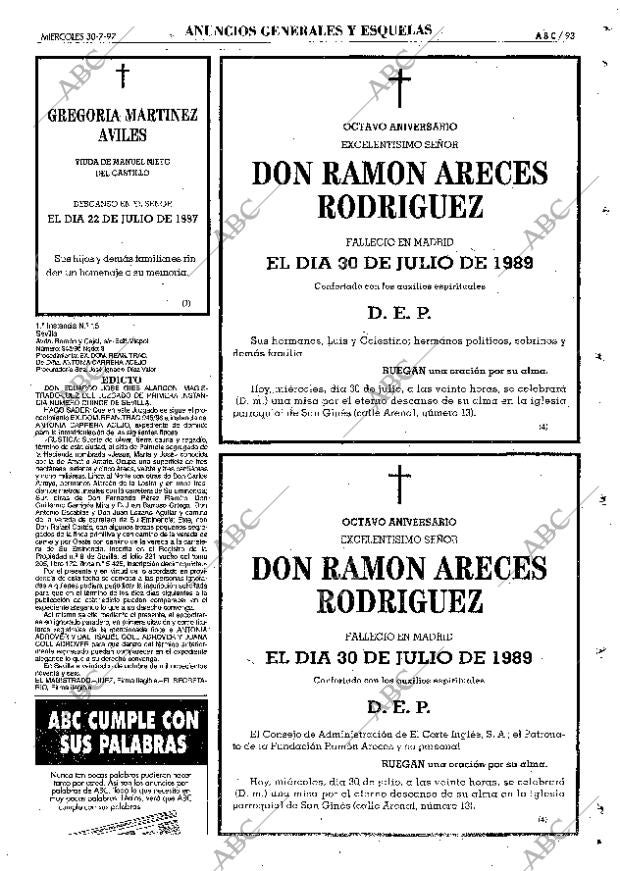 ABC SEVILLA 30-07-1997 página 93