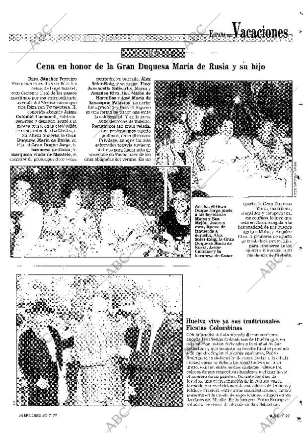 ABC SEVILLA 30-07-1997 página 97