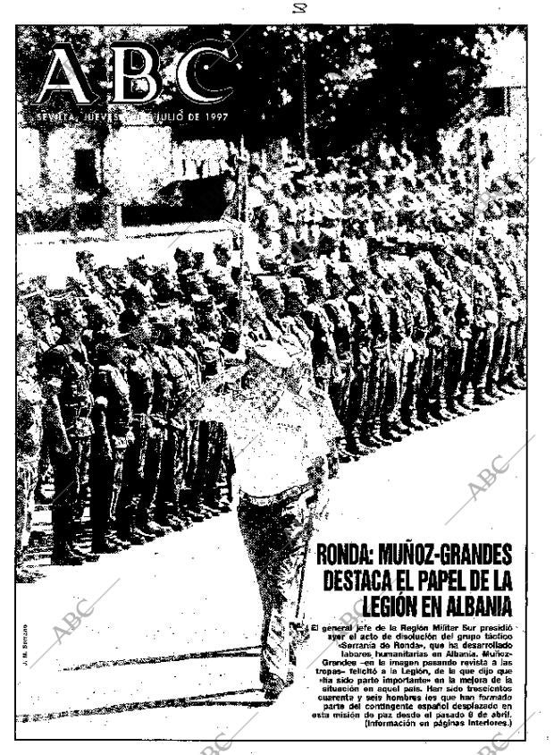 ABC SEVILLA 31-07-1997 página 1