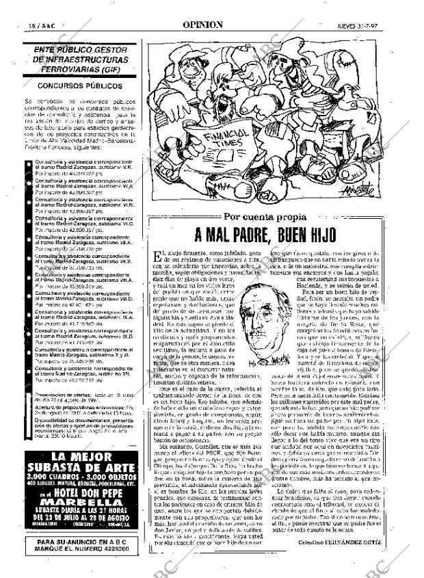 ABC SEVILLA 31-07-1997 página 18