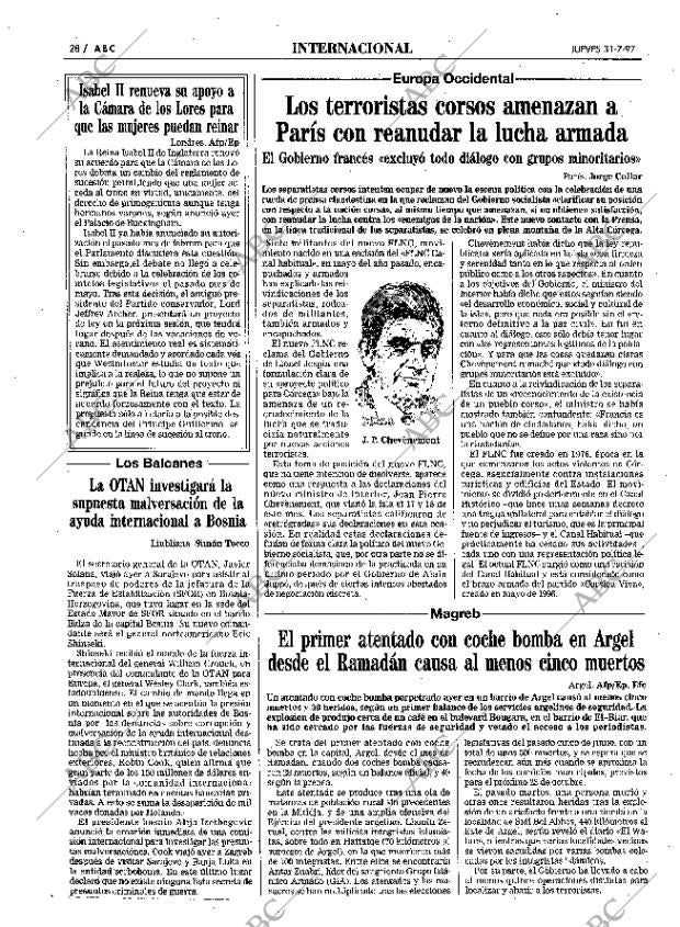 ABC SEVILLA 31-07-1997 página 28