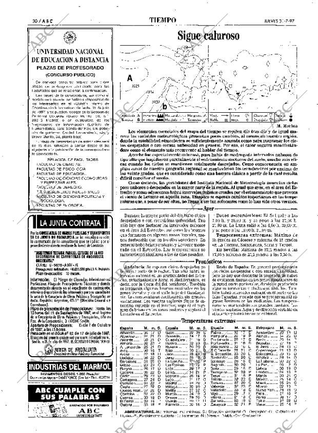 ABC SEVILLA 31-07-1997 página 30