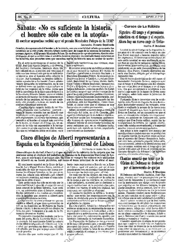 ABC SEVILLA 31-07-1997 página 38