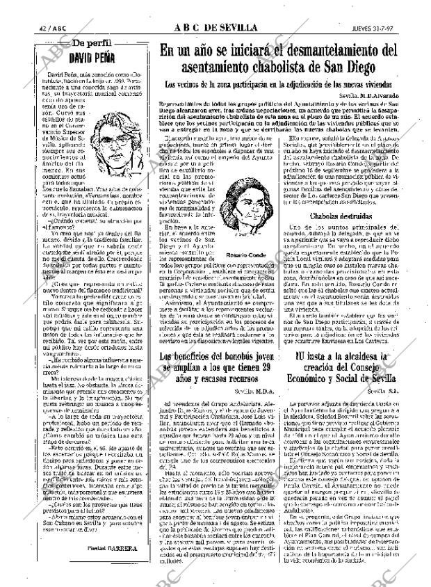 ABC SEVILLA 31-07-1997 página 42