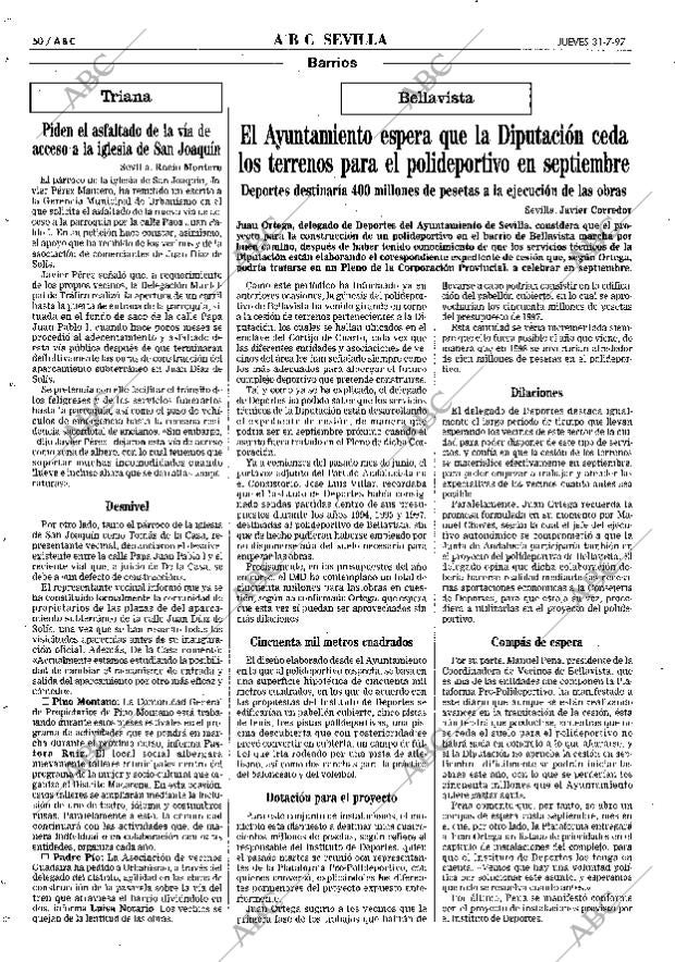 ABC SEVILLA 31-07-1997 página 50