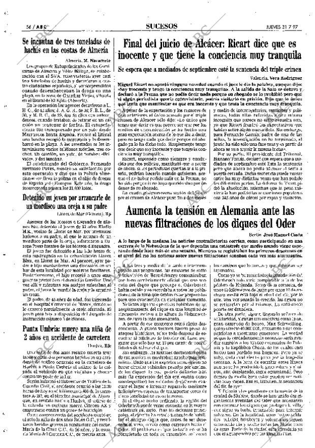 ABC SEVILLA 31-07-1997 página 56
