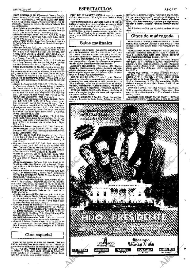 ABC SEVILLA 31-07-1997 página 77