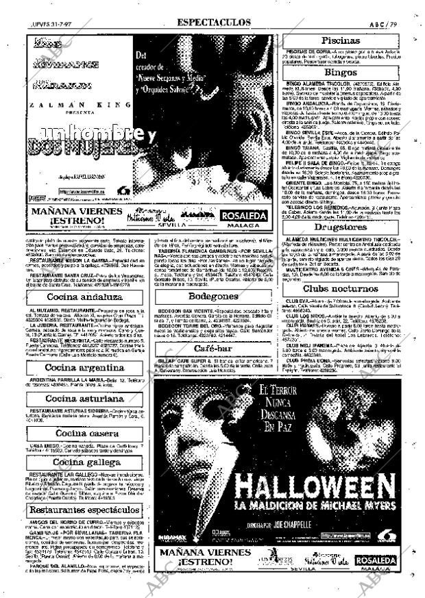 ABC SEVILLA 31-07-1997 página 79