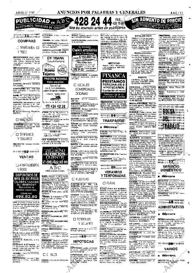 ABC SEVILLA 31-07-1997 página 83