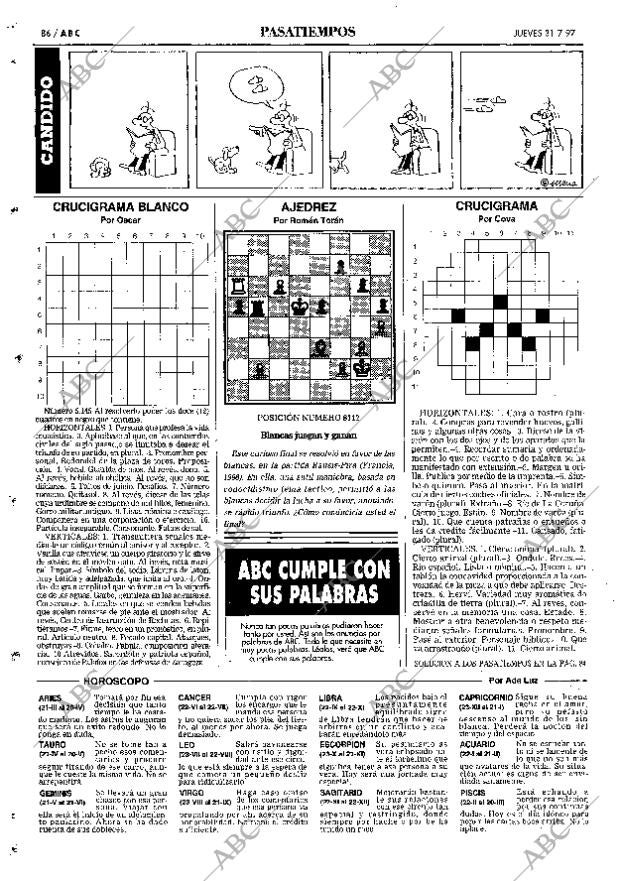 ABC SEVILLA 31-07-1997 página 86