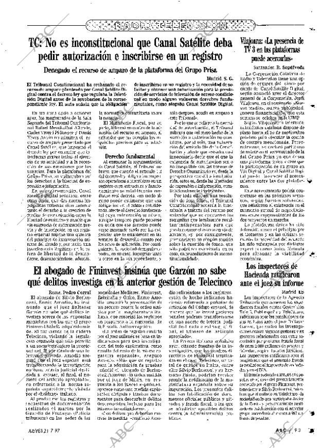 ABC SEVILLA 31-07-1997 página 93