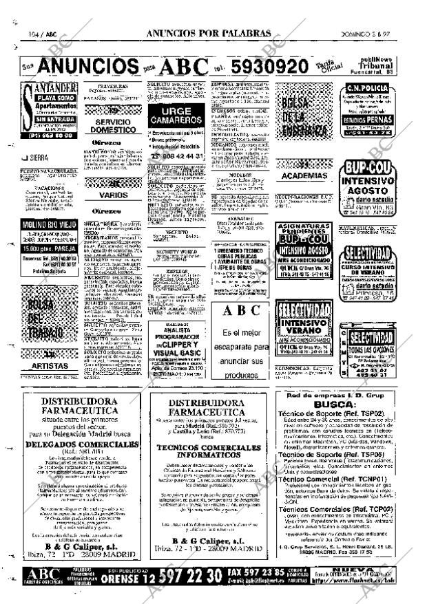 ABC MADRID 03-08-1997 página 104