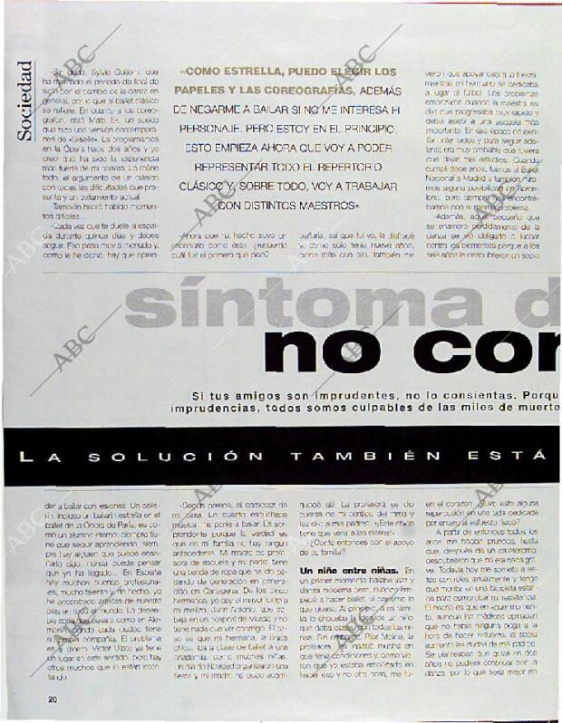 BLANCO Y NEGRO MADRID 03-08-1997 página 20